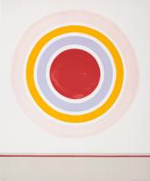 Kenneth Noland BLUSH Lithograph, 36.125H - Sold for $10,880 on 10-10-2026 (Lot 393).jpg